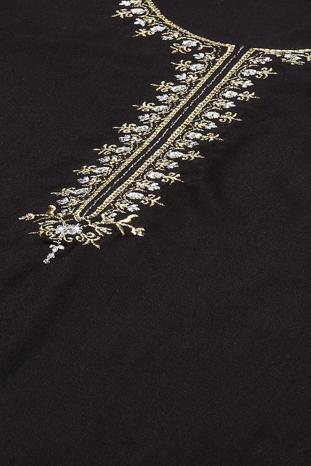 Petrol Blue LIVA Straight Kurta image number 1